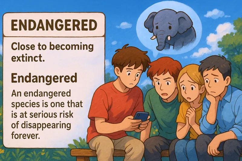 What is Endangered? - Easy to Understand