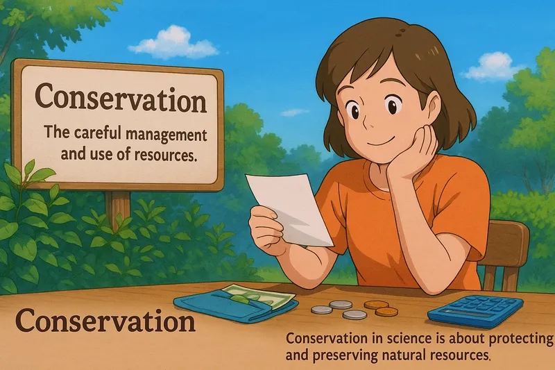 What is Conservation? - Easy to Understand