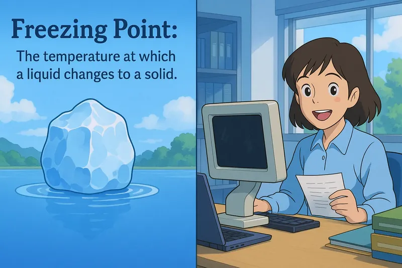What is the Freezing Point? - Easy to Understand