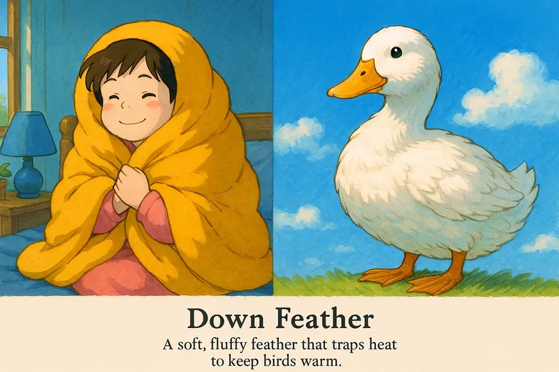 What is a Down Feather? - Easy to Understand