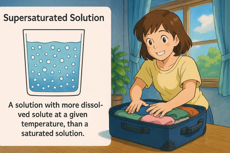 What is a Supersaturated Solution? - Easy to Understand