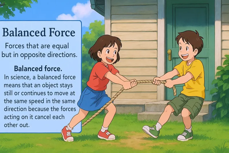 What is a Balanced Force? - Easy to Understand