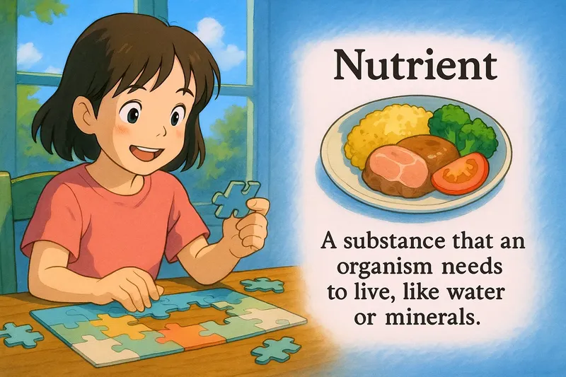 What is a Nutrient? - Easy to Understand