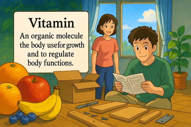 What is a Vitamin? - Easy to Understand