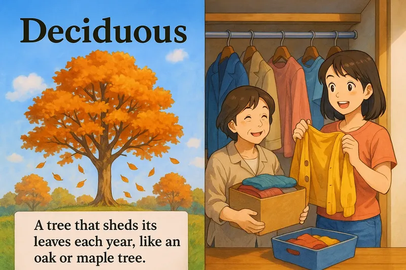 What is Deciduous? - Easy to Understand