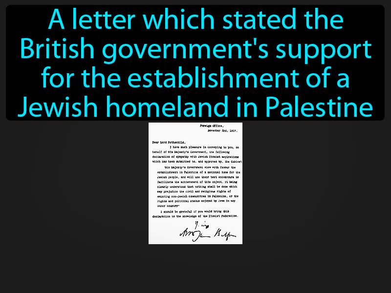 Balfour Declaration Definition Balfour Declaration Definition