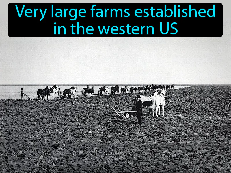 Bonanza Farms Definition Bonanza Farms Definition