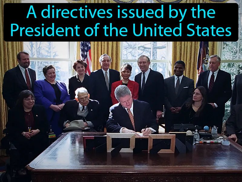 Executive Orders Definition