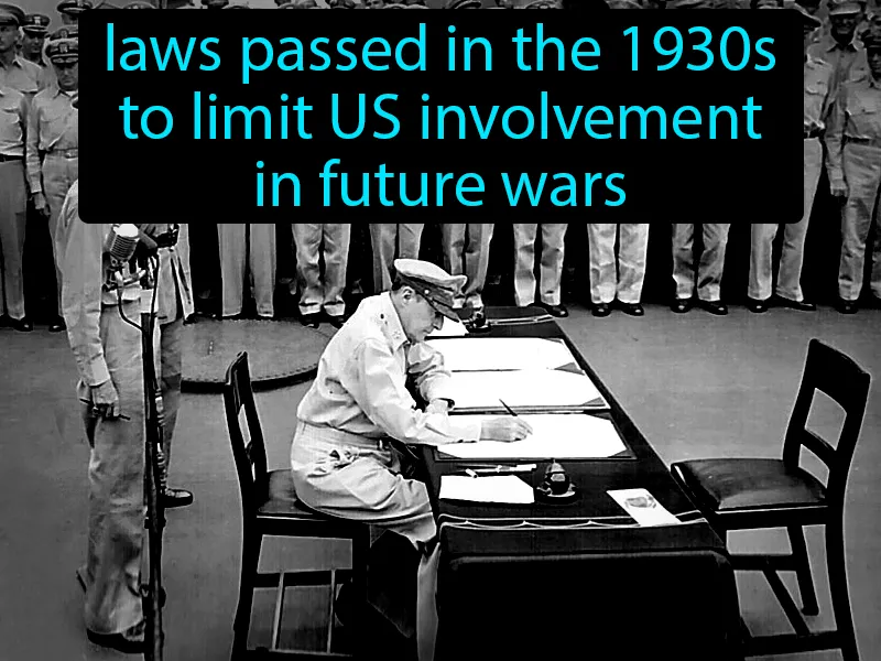 Neutrality Acts Definition Neutrality Acts Definition