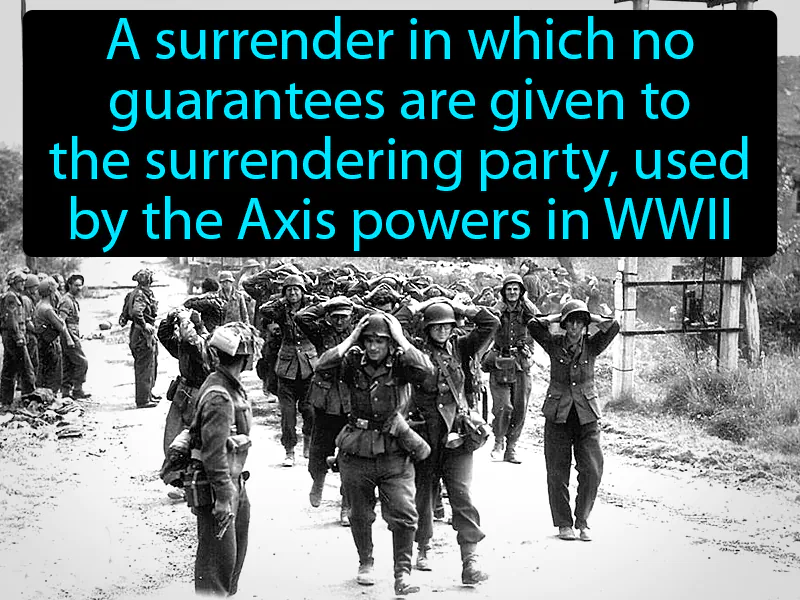 Unconditional Surrender Definition Unconditional Surrender Definition