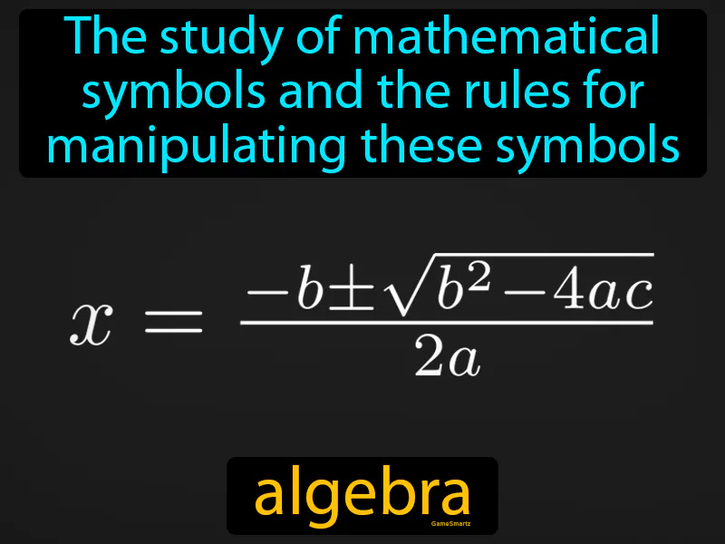 Algebra Definition Algebra Definition