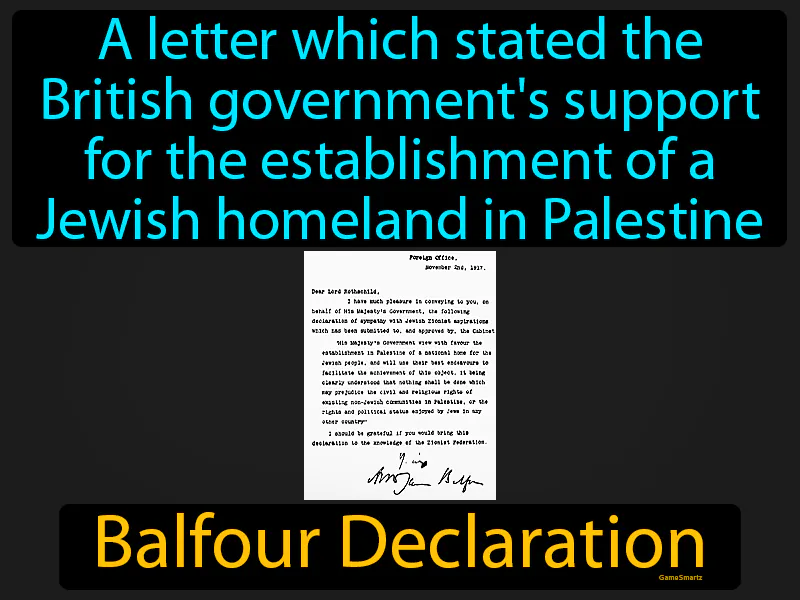 Balfour Declaration Definition Balfour Declaration Definition