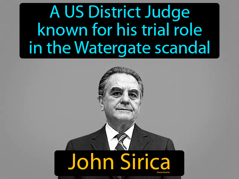 John Sirica Definition John Sirica Definition