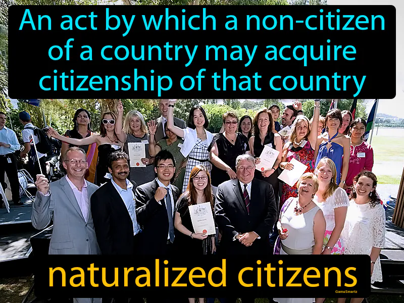 Naturalized Citizens Definition Naturalized Citizens Definition