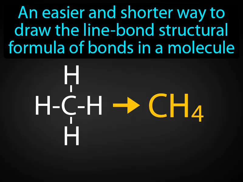 Condensed Structural Formula Definition