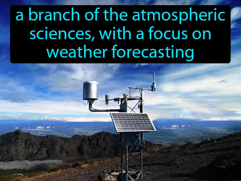 Meteorology Definition