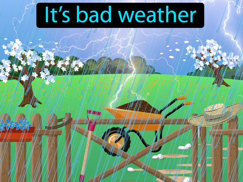 Hace Mal Tiempo Definition