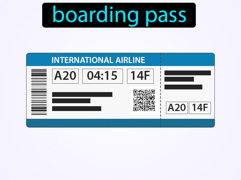 La Tarjeta De Embarque Definition