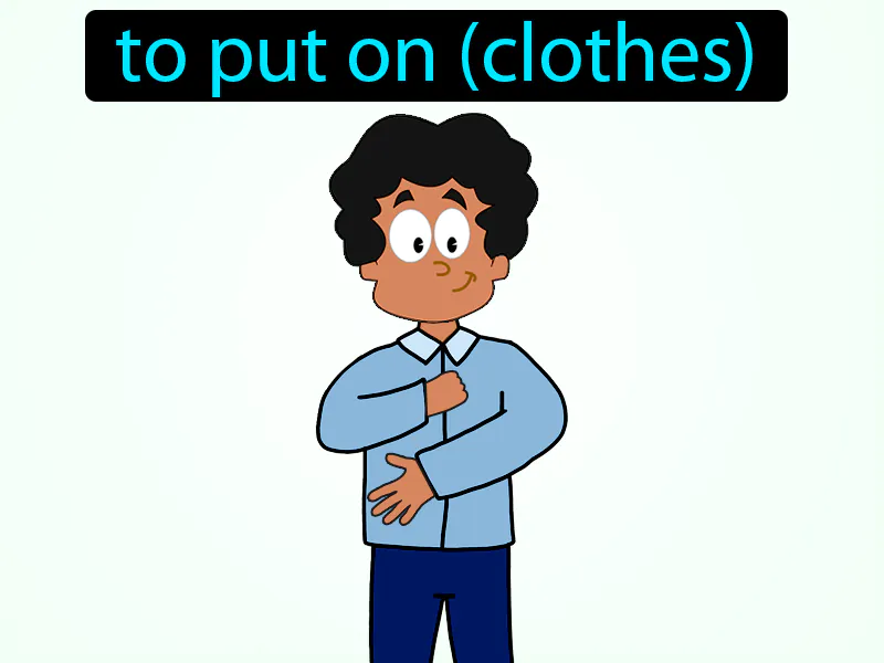Ponerse La Ropa Definition