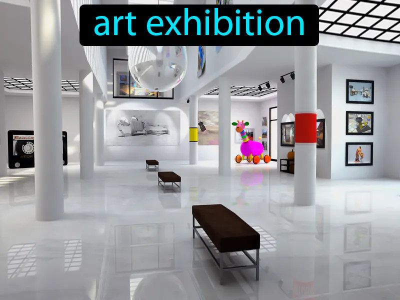 Una Exposicion De Arte Definition