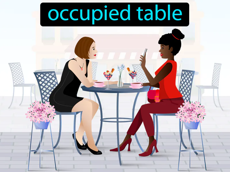 Una Mesa Ocupada Definition
